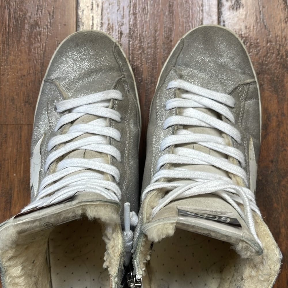 Golden Goose Francy- Great Neutral Hightop! Size 40 - Picture 8 of 11